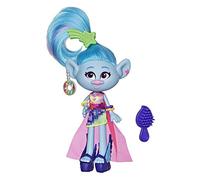 DREAMWORKS TROLLS Glam Chenille Fashion Doll with Dress, Shoes, and More, Inspired by Trolls World Tour, Toy for Girl 4 Years and Up
