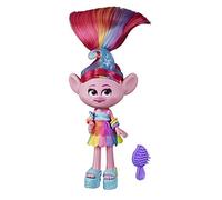 DREAMWORKS TROLLS Glam Chenille Fashion Doll with Dress, Shoes, and More, Inspired by Trolls World Tour, Toy for Girl 4 Years and Up