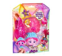 DREAMWORKS TROLLS Jelli Crush Band Together Squishy, Stretchy Glitter-Filled Hair Doll - Stretchy Hair Poppy