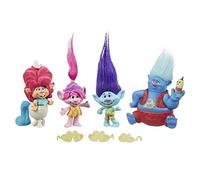 DreamWorks Trolls Lonesome Flats Tour Pack, 5 Small Doll Set Inspired by the Film Trolls World Tour, Toy for Children 4 Years and Up
