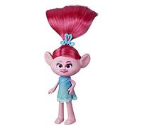 DREAMWORKS TROLLS Stylin' Poppy Fashion Doll with Removable Dress and Hair Accessory, Inspired by Trolls World Tour, Girls 4 Years and Up