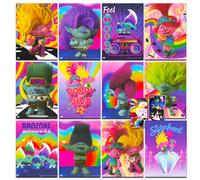 Dreamworks Trolls Trolls Poster Book for Kids - Bundle Includes 12 Trolls Band Together Posters for Girls Room, Trolls Decorations, More | Trolls Room Decor for Girls