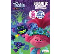 DreamWorks Trolls World Tour 192-Page Coloring and Activity Book with Stickers 47362, Bendon