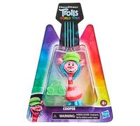 DREAMWORKS TROLLS World Tour Miniature Toy Figure with Musical Instrument Accessory - Cooper