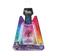 DREAMWORKS TROLLS World Tour Miniature Toy Figure with Musical Instrument Accessory - Mermaid