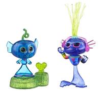DREAMWORKS TROLLS World Tour Techno Reef Bobble with two figures: one with a Bobble Action Plus Base. Toy inspired by the film, Trolls World Tour