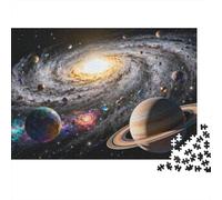 Dreamy 1000 Piece Jigsaw Puzzle Premium Paper Best Jigsaw Puzzles Universe Galaxy Adult Puzzles Home Decor Relaxation Puzzle Gift for Puzzle Lover 52x38cm/1000pcs