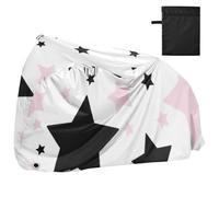 Dreamy Black Stars Bicycle Cover UV Resistant Rainproof Bicycle Cover