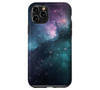 Dreamy Boho Fantasy Nebula Galaxy Watercolor Cosmic Art Case for iPhone 11 Pro
