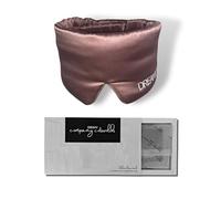 Dreamy Company Cotswolds 100% Mulberry Silk Sleep Mask - Luxury Oversized Blackout Eye Mask for Skin, Hair & Travel (Mauve Blush)
