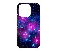 Dreamy Cotton Candy Night Sky Aesthetic Case for iPhone 14 Pro