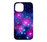 Dreamy Cotton Candy Night Sky Aesthetic Case for iPhone 15