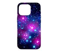 Dreamy Cotton Candy Night Sky Aesthetic Case for iPhone 16 Pro