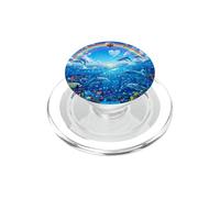 Dreamy Dolphin Rainbow Ocean Art PopSockets PopGrip for MagSafe