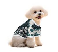 Dreamy Floral Background Dog T-Shirt Clothes Apparel Puppy Vest Pet and Elastic Tank Top Clothing, Dogs Cats Pullovers Cute Breathable Soft Large