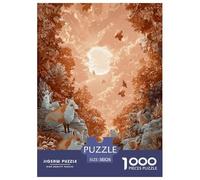 Dreamy Fox 1000-piece Puzzle 38x26cm/1000pcs, Magical Forest - Creative Educational Game, Stress-relief And Home Decoration, Gift for Families