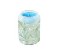 Dreamy Green White Reusable Pet Foot Cleaner Soft Silicone Brush Essential For All Pets Owners for Small & Medium Dogs