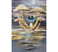 Dreamy Impressionist Surrealist Art Notebook - Mushroom Decor Aesthetic Journal - Whimsical Nature & Calm Mindfulness Writing Journal (6x9)