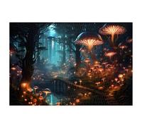 Dreamy Jungles Mushrooms 1314 Piece Jigsaw Puzzles for Adults Colourful Fun Challenging & Brainteasing Educational Learning Gift Present for Children Boys Girls 1314 Piece Puzzle for Adults