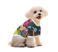 Dreamy Lamb Dog T-Shirt Clothes Apparel Puppy Vest Pet and Elastic Tank Top Clothing, Dogs Cats Pullovers Cute Breathable Soft Medium