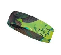 Dreamy Mushrooms and Tree Headbands for Women & Men Sports Headband, Fits All Head Sizes, Ultra Absorbent & Non-Slip Sweatband for Running, Yoga, Gym