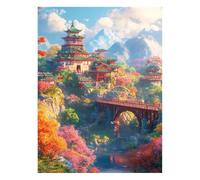 Dreamy Paint by Numbers Kit for Adults Landscape Acrylic Paint by Numbers 28 x 20Inch, Canvas Painting Craft Kits for Kids Wall Decor, Canvas Wall Art Painting for Home Decor Gifts for Women JLYH-6196