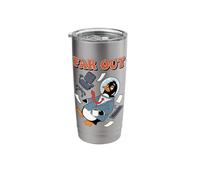 Dreamy Penguin Office Worker Far and Out Motivation Stainless Steel Insulated Tumbler
