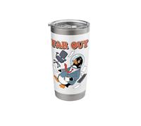 Dreamy Penguin Office Worker Far and Out Motivation Stainless Steel Insulated Tumbler