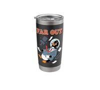 Dreamy Penguin Office Worker Far and Out Motivation Stainless Steel Insulated Tumbler
