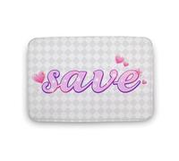 Dreamy Pink - Toned Save Initiative Floor Mats Non Slip Front Doormats Shoes Scraper Welcome Mat For Pets Patio Dogs 40 X 60Cm