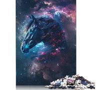 Dreamy Purple Horse 500 Piece Jigsaw Puzzle for Adults Family Game Teens Jigsaw Puzzle 500pcs (52x38cm)