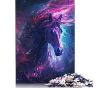 Dreamy Purple Horse Jigsaw Puzzles 1000 Pieces Puzzle Adults Game Jigsaw Toys Teenagers Jigsaw Gifts Wall Decoration 1000pcs (75x50cm)