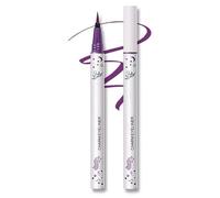 Dreamy Purple Liquid Eyeliner Pen With Fine Tip - Smudge-Proof Long-Lasting Matte Formula For Precise Winged Makeup, Bold Eye Looks & Easy Control, White Barrel