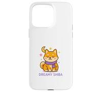 Dreamy Shiba Under Soft Night Glow Case for iPhone 15 Pro Max