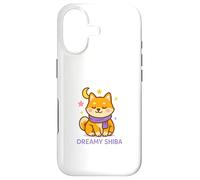 Dreamy Shiba Under Soft Night Glow Case for iPhone 17