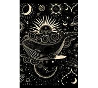 Dreamy Space Whale Journal 200 pages morning thoughts