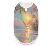 Dreamy Tropical Paradise Pet Vest Tank Top Clothes Breathable Costume for Dog Cat Puppy
