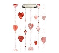Dreamy Valentine s Heart-Shaped red clipboard Bulk Pack Hard Board for Football Softball Coaching Size 9 x 12.5 Tablas para escribir