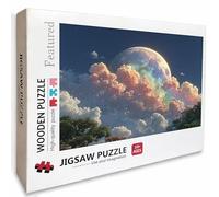 Dreamy Wooden Jigsaw Puzzles 61x41in, Planet Jigsaw Puzzles 5000 Pieces for Adults with Box, Educational Challenging Game, Back Lettering Easy to Distinguish, Summer Gifts, Beautiful Decor, 6-6839