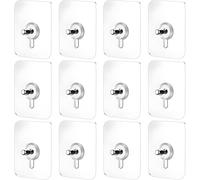 DreamyRetreat 10 Pcs No Drill Wall Hooks | Heavy Duty Adhesive Hangers for Kitchen, Bathroom and Home | Damage-Free Picture Hanging Hardware with Removable Non-Marking Tape