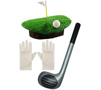Dreamzfit Pub Golf Costume Set - Inflatable Club, Hat & Gloves | Hilarious Fancy Dress for Stag Dos, Hen Parties & Sports Themes