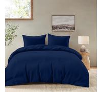Dreamzie - Duvet cover 155 x 220 cm with 2 pillowcases 80 x 80 cm - 3-piece bedding set in soft microfibre - Oeko-Tex certified