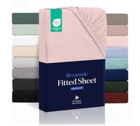 Dreamzie - Fitted Sheet 180 x 200 cm | Soft Microfibre - For Thick Mattresses - Oeko-Tex | Comfort, Breathability, Easy Care - Pink