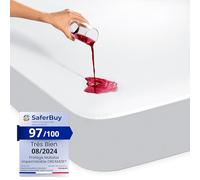 Dreamzie - Mattress protector 80 x 200 cm - Waterproof and resistant - Mattress protector 80 x 200 cm - Optimal protection and breathable
