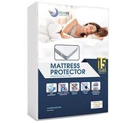Dreamzie Mattress Protector Waterproof with 4 Elastic Corners - Made in EU - OEKO-TEX® Certified - For Mattress Double Bed 135 x 190 cm
