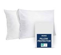 Dreamzie Pillow Protectors 40 x 70 cm - Set of 2 - Waterproof Pillow Protector and Oeko-Tex - Pillow Cover with Zip