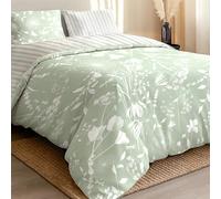 Dreamzie Super King Duvet Set - Premium Microfiber Reversible Superking Duvets Sets (260 x 220 cm) 3 PCs - Ultrasoft Hypoallergenic Luxury Quilt Cover Super King Bedding Sets with Zipper Closure