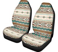 Dreaweet Aztec Car Seat Covers Southwest Native Indian Ameircan Navajo Print Front Seat Covers Set of 2 Car Seat Protector Front Seats Only Universal Seat Covers for SUV Trucks Cars