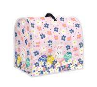 Dreaweet Easter Eggs Rabbit Pattern Kitchen Aid Mixer Covers for 5 Quart Tilt Head/Lift Bowl,Pink Large Stand Mixer Dust Cover,Kitchen Aid Mixers Accessories and Attachments