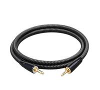 DREEK HiFi Aux 4.4mm To 3.5mm Audio Extension Cable Stereo 3.5 Jack To 4.4 Jack Gold-Plated Cable For Headphone MP3/4 Phone(5 Meters)